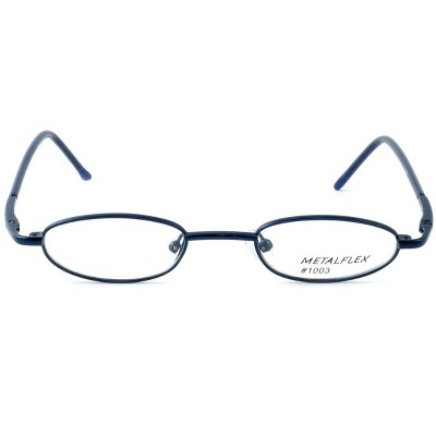 Calabria Metal Flex X-Small Kids 40 mm Designer Reading Glasses 1003 in Blue