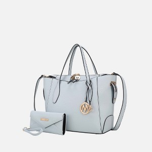 MKF Collection Bruna Vegan Leather Women’s Tote Bag with Wallet by Mia K - 1 of 4