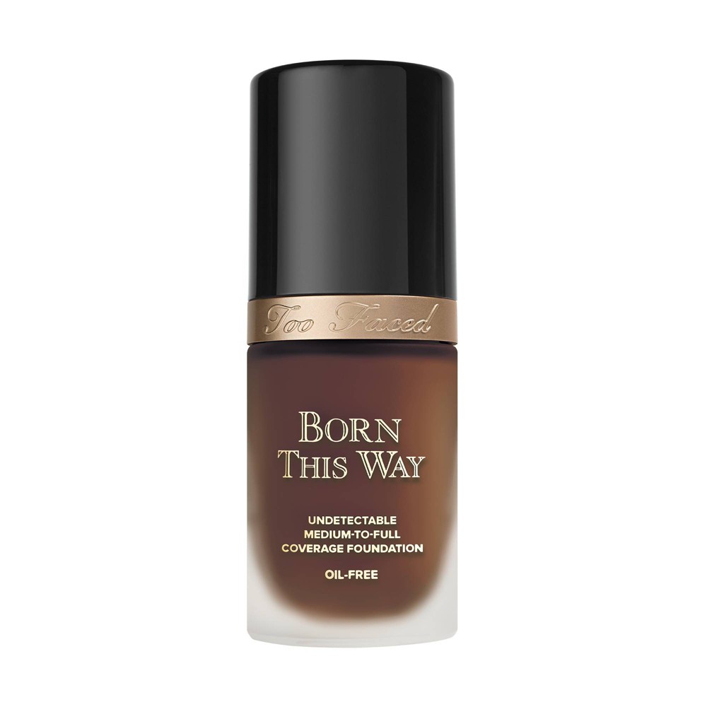 Photos - Foundation & Concealer Too Faced Born This Way Natural Finish Longwear Liquid Foundation - Ganache - 1 fl oz - Ulta Beauty 