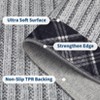 Modern Bordered Living Room Bedroom Area Rugs, Washable Soft Non Slip Throw Carpet for Dining Room, Foldable Thin Mat - 3 of 4