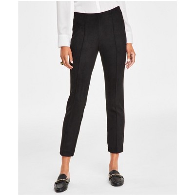 Anne Klein Womens Pull On Hollywood Waist Ankle Casual Trouser Pants