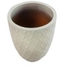 Wooakway 17" Dia Outdoor Indoor Ceramic Planter Pot Decorative Planter with Drainage Hole Patio Flower Pot - 3 of 4