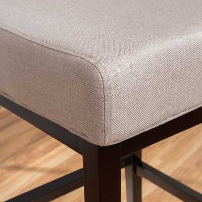 Tristan Swivel High Back Counterstool in Wheat Wood