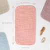 Muslin Burp Cloths Large 100% Cotton by Comfy Cubs - 3 of 4