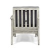 Syemin Patio Modern Accent Chairs, Outdoor Conversation Chairs, with Leisure Used, for Backyard, Garden, Gray, 26"*28"*32.75" - 3 of 4