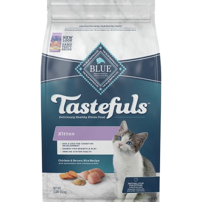 Blue Buffalo Healthy Growth Chicken & Brown Rice Recipe Kitten Premium Dry Cat Food