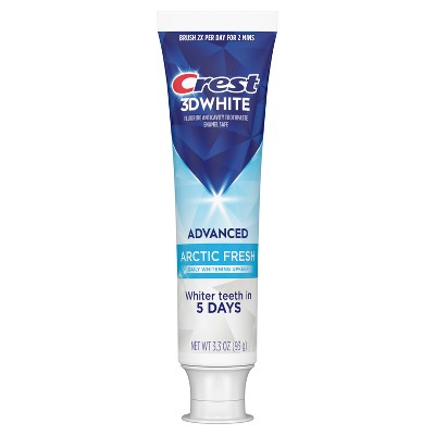 Crest 3D White Advanced Teeth Whitening Arctic Fresh Toothpaste - 3.3oz
