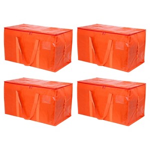 Unique Bargains Extra Large Moving Bag with Reinforced Handle Foldable Underbed Storage Tote - 1 of 4