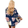 Haute Edition | Women's Lightweight Summer Cardigan Cover Up in Leopard and Floral - 2 of 3