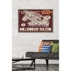 Trends International Star Wars: New Vintage - Millennium Falcon Framed Wall Poster Prints - 2 of 4