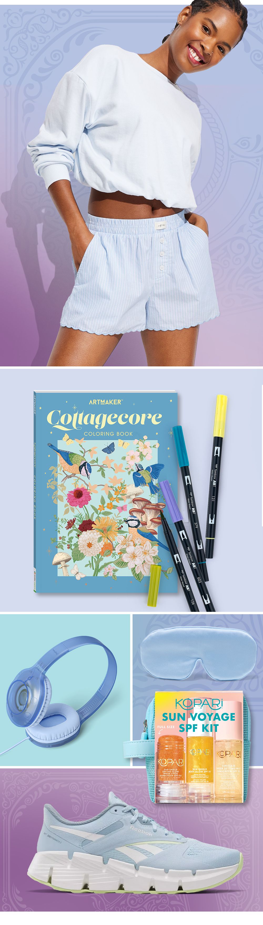 Explore spring self care items