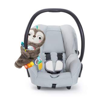Bright Starts Slingin Sloth Travel Buddy On-The-Go Plush Crib Toy
