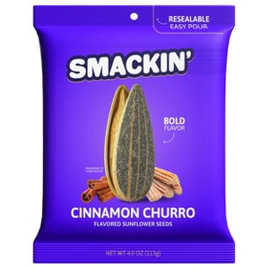 SMACKIN' Cinnamon Churro Sunflower Seeds - 4oz - 1 of 4