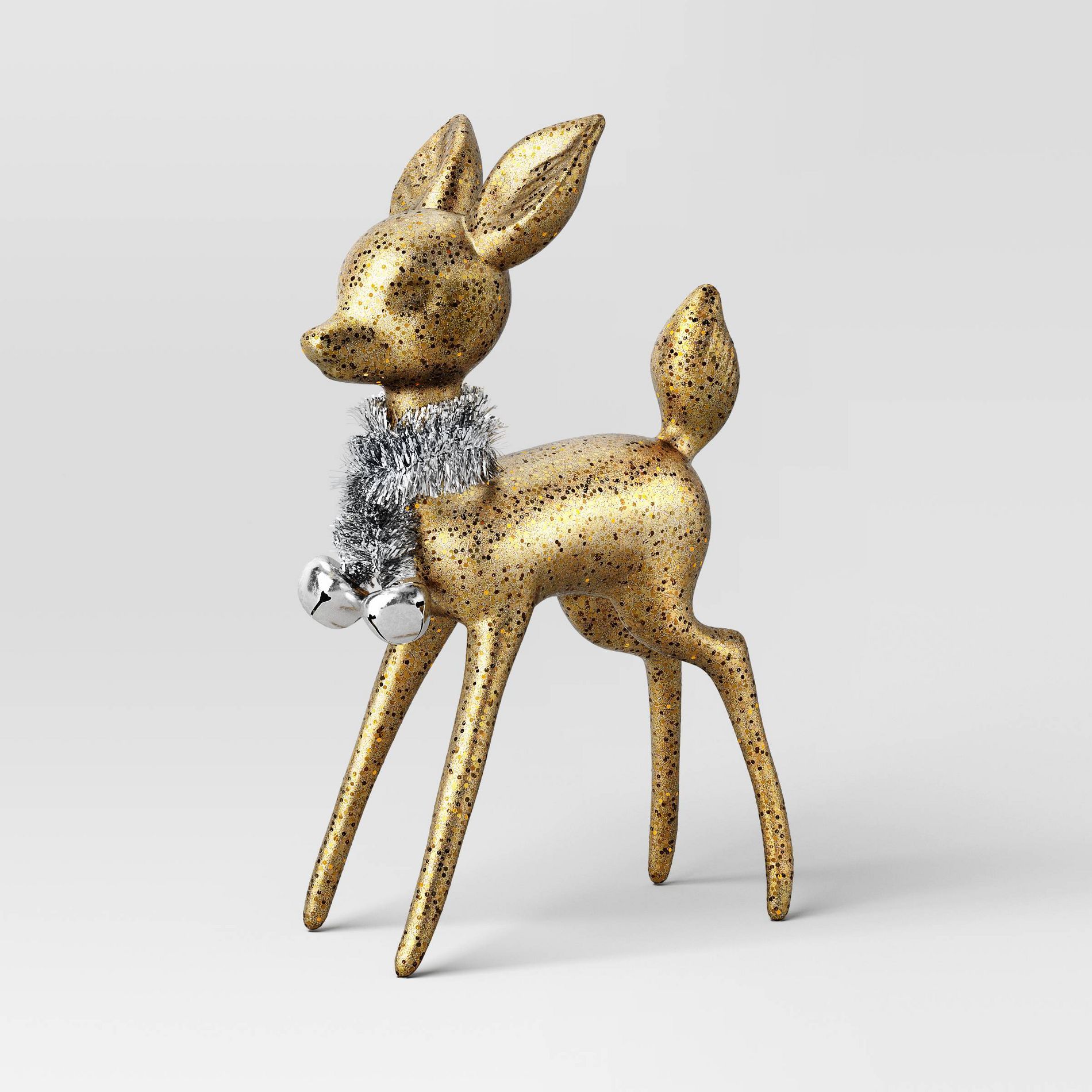 Christmas Plastic Deer Ornament Gold - Wondershop™