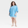 Women's Oversized T-Shirt Sleep Dress - Colsie™ - 2 of 4