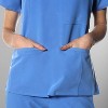 Members Only Siena V-Neck Scrub Top for Women With Double Chest And Waist Pockets - 4 of 4