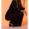 Women's Lucio Velvet Wrap Top - Veronica M - 3 of 4
