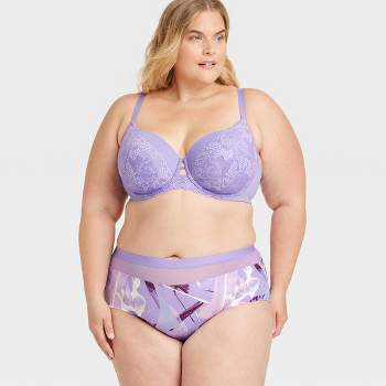 Curvy Couture Women's Plus Size Sheer Mesh Brief & Thong Panties, Flirt,  X-Small Plus : : Clothing, Shoes & Accessories
