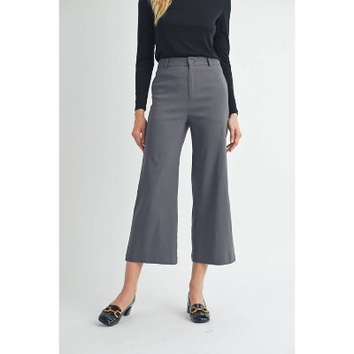 Women's Wide Leg Ankle Pants - Fun 2 Fun