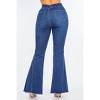 Women's High Waist Curvy Flare Jeans - American Bazi - 2 of 3