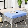 Modway Conway Outdoor Patio Wicker Rattan Ottoman - 2 of 3