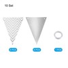 Unique Bargains Reusable Triangle Bunting Flags for Wedding Party Decorations 10 Pcs - 3 of 4