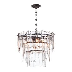 Maxim Lighting Warren 9 - Light Pendant in  Dark Bronze - 1 of 3
