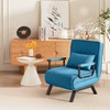 Dexmalle Comfy Convertible Sleeper Chairs with 5-Position Adjustable Backrest & Pillow - 3 of 4