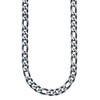 Chisel Stainless Steel Brushed and Polished Blue IP-plated 7.5mm 24" Necklace - 3 of 4