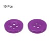 Unique Bargains Resin Craft DIY Round Flat 4-Hole Replacement Sewing Buttons 10 Pcs - 3 of 4
