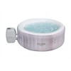 Bestway SaluSpa Cancun AirJet Inflatable Hot Tub with 120 Soothing Jets + Bestway SaluSpa Underwater Non Slip Pool and Spa Seat with Adjustable Legs - 2 of 4