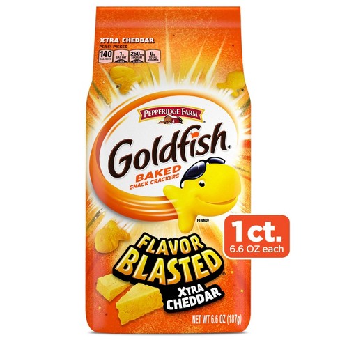 Pepperidge Farm Goldfish Flavor Blasted Xtra Cheddar Crackers - 6.6oz - image 1 of 4