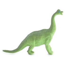 Collectible Wildlife Gifts | Brontosaurus, Herbivorous Sauropod Dinosaur, High Quality, Hand Painted, Rubber, Model,  Toy, Gift,  6" RI18 B166 - 1 of 4