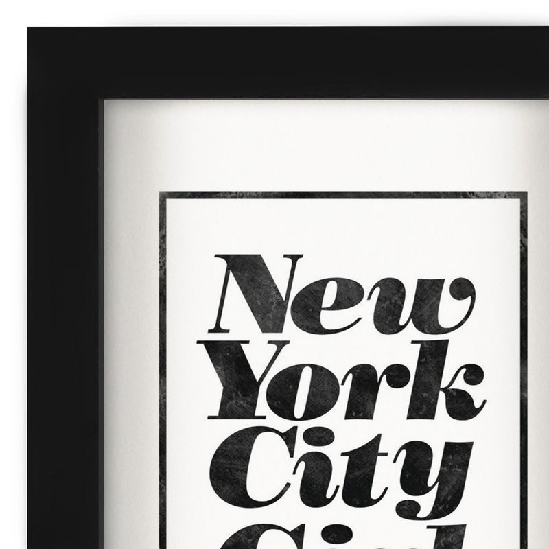 Americanflat Minimalist Motivational New York City Girl' By Motivated Type Shadow Box Framed Wall Art Home Decor, 4 of 10