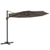 Sonkuki 10 FT Patio Cantilever Umbrella, Outdoor Round Offset Sturdy Umbrellas 360° Rotation - 2 of 4