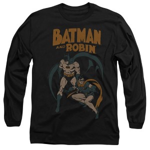 Men’s Batman Batman & Robin Vintage Long Sleeve T-Shirt - 1 of 4
