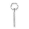 Black Bow Jewelry 14k White Gold, Julia Collection, Small Satin Block Initial A Pendant - 2 of 4
