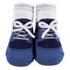 Hudson Baby Infant Boys Socks Boxed Giftset, Blue Sneaker, One Size - 2 of 4