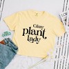 Simply Sage Market Women's Crazy Plant Lady Short Sleeve Relaxed Fit Cropped Tee - 3 of 4