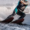 OBrien Vortex Combo 65.5 Inch Adult Mens Size 4.5-13 Wide Body Water Skis, Red - 4 of 4