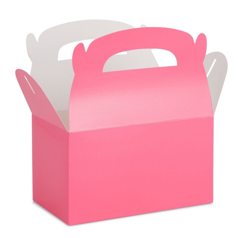 24 Pack Paper Gable Treat Boxes, Neon Party Favor Gift Box for Birthday, Wedding & Baby Shower, 6.2 x 3.5 in, 5 of 9