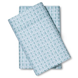 Microfiber Pillowcase Set (Standard) Caribbean Aqua - Room Essentials , Blue Blue