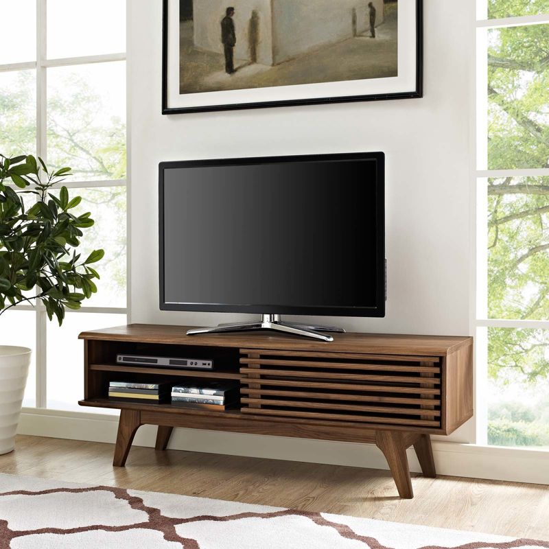 Render TV Stand for TVs up to 55&#34; Brown - Modway, 3 of 7