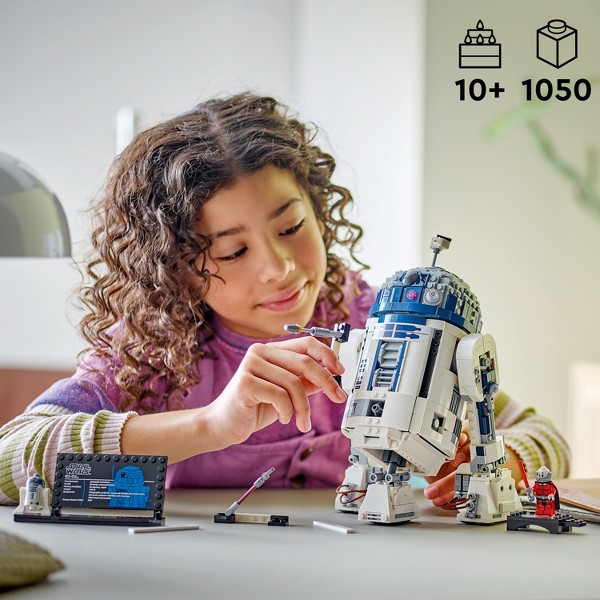 LEGO Star Wars R2-D2 Droide de Juguete Construible para Exhibir y Jugar 75379 2