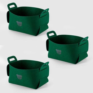 VUSIGN Felt Fabric Storage Medium Forest Green - 1 of 4