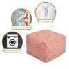 Majestic Home Goods,Ottoman Pouf Charlie Beige - 2 of 4