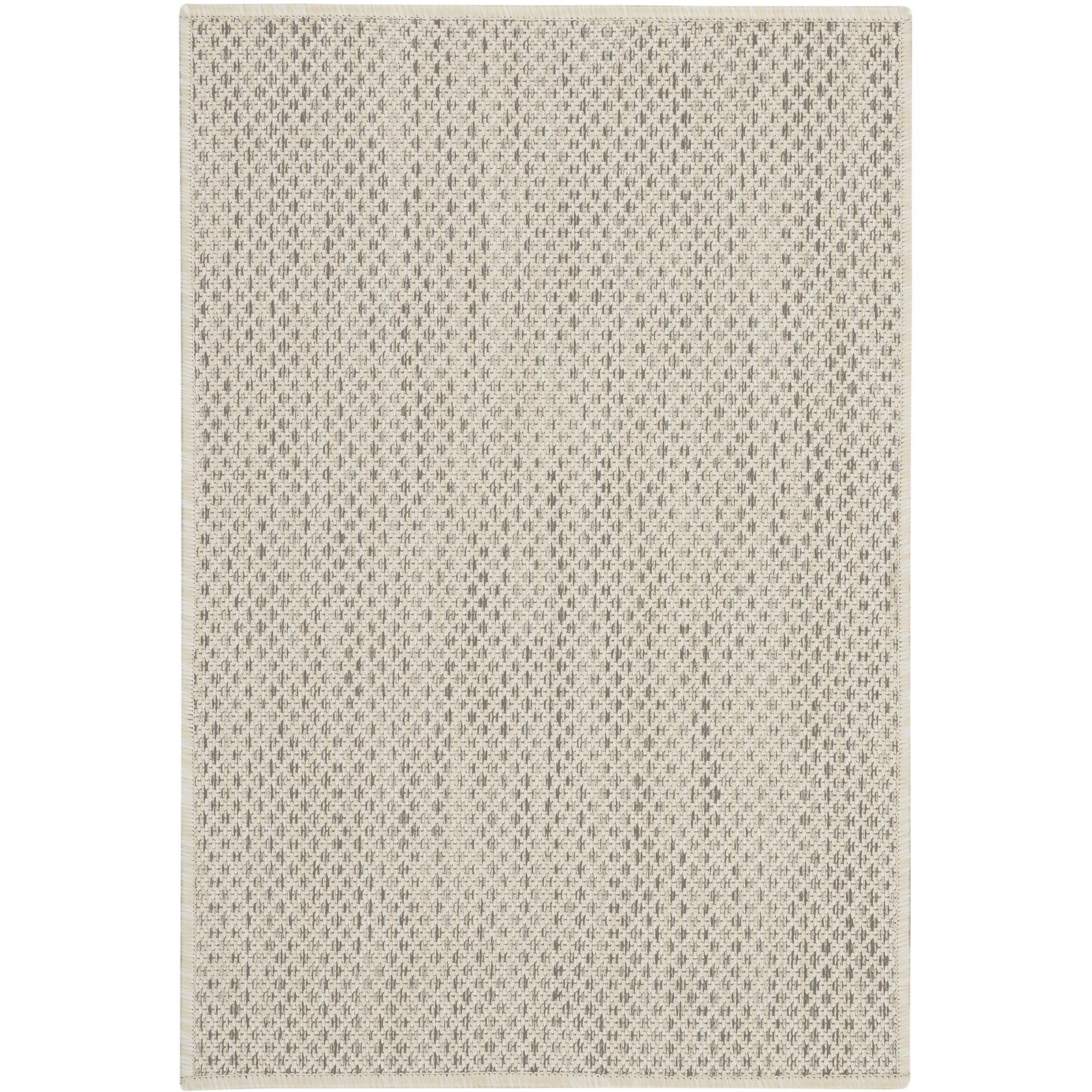 Nourison Courtyard COU01 Indoor/outdoor Area Rug - Ivory Silver 2' x 3'