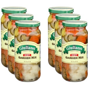 Giuliano Hot Garden Mix - Case of 6 - 16 oz - 1 of 2