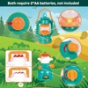 Kids Camping Set with Pop Up Play Tent Camping Toys with Battery Lantern and Drawstring Bag Indoor Outdoor Pretend Play, Christmas Birthday Gifts - 3 of 4