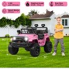 12V Electric Ride Car for Kids with Remote Control,Music Player, Spring Suspension - 3 of 4